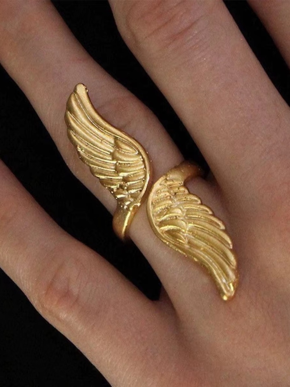 18K Gold Plated Adjustable Angel Wing